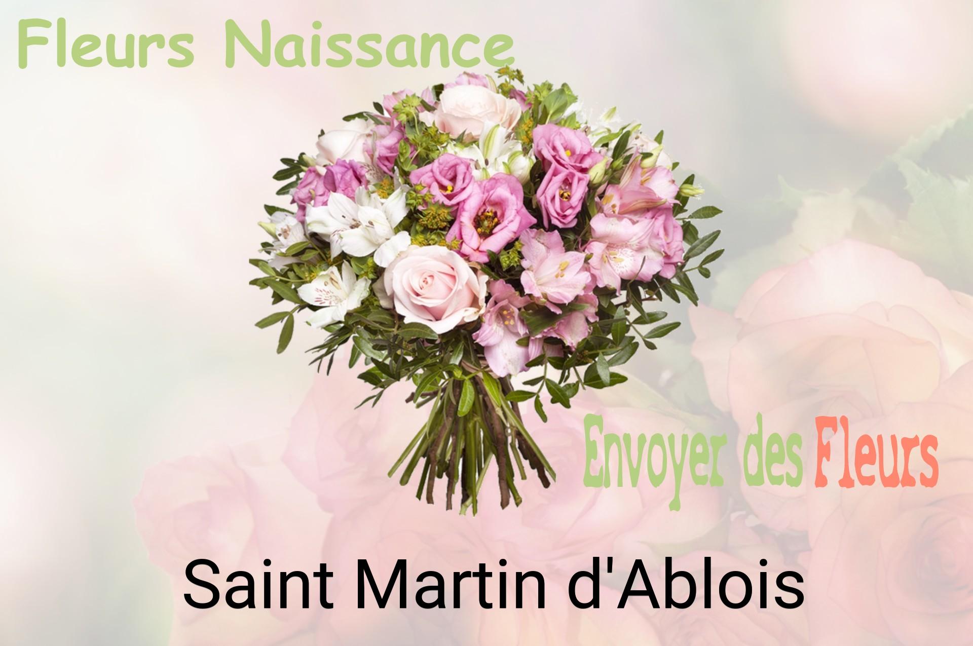 Bouquet de fleurs de naissance livré à Saint-Martin-d'Ablois